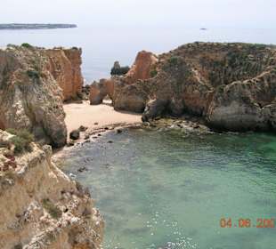 Klippenlandschaft Nähe Praia do Vau