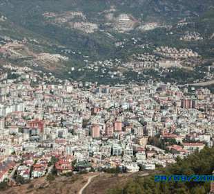 Alanya von der Festung aus.