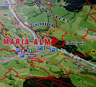 Lage der Friedenskapelle