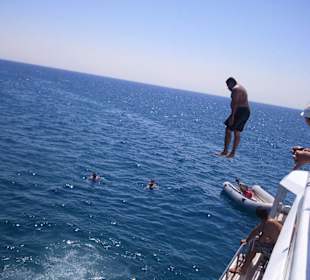 Was für Gefühl, ab ins Wasser