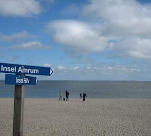Am Strand von Hörnum!