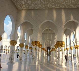 Sheikh Zayed Moschee in Abu Dhabi