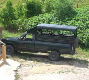 Unser Jeep zur Cayo Paraiso