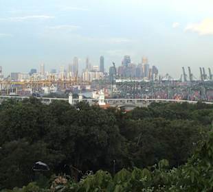 Blick auf Singapur