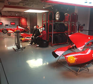 Aufbau der Boxengasse