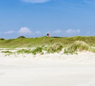 Quermarkenfeuer Amrum mit Dünenlandschaft