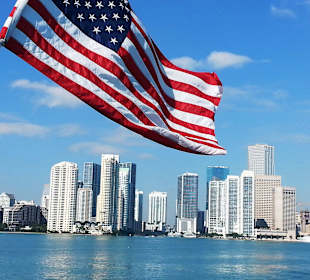 Blick auf die Skyline