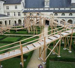 Die "begehbare" Holzachterbahn