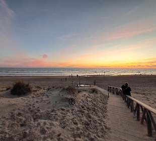 Strand La Barrosa in Novo Sancti Petri