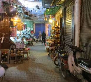 Unterwegs in der Altstadt von Marrakesch