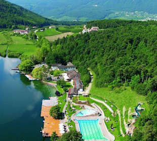 Lido des großen Montiggler Sees