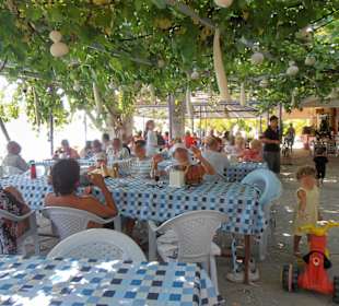 Hier wurde Mittag gegessen