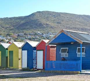 Bunten Strandhütten