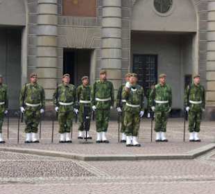 Wachablösung am Schloss