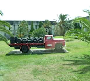 Der erste Lieferwagen der Firma