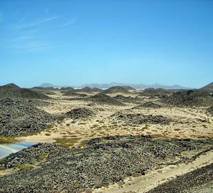 Typische Landschaft Los  Lobos.