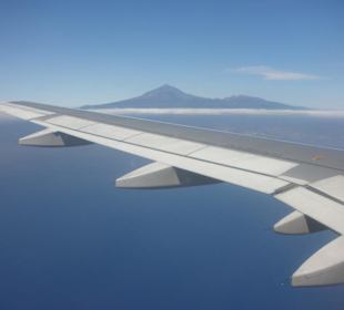 Teide im Anflug