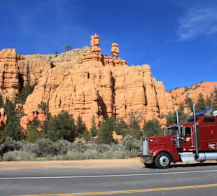 Auf dem Weg zum Bryce Canyon