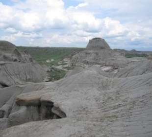 Erosionslandschaft im Dinosaur Provincial Park