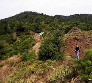 Immer ansteigend im ersten Teil der Tour
