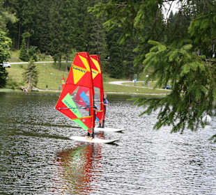 Surfen auf dem Zauchensee
