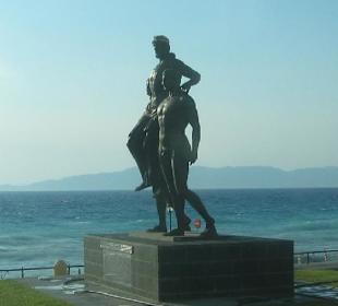 Diagoras auf den Schultern seiner Söhne