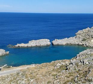 Strand in der Nähe von Lindos
