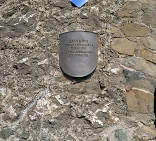 Beschriftung des Turms