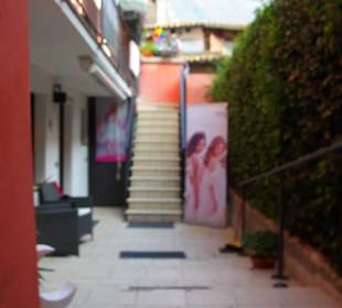 Hinterhof-Geschäfte