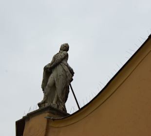 Auf dem Kirchendach