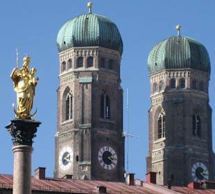 Mariensäule und Frauenkirche