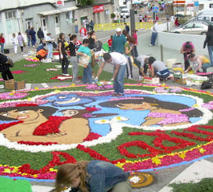 Alfombras florales Burela