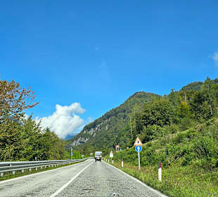 Umleitung z.Plöckenpass Neu