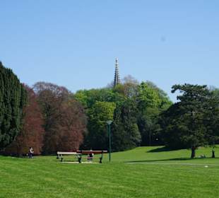 Blick in den Park ausserhalb des Schlossgeländes