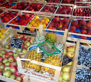 Rundgang über den Wochenmarkt von Riva del Garda