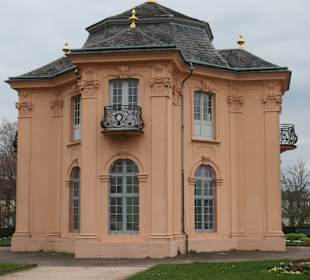 Das ehemalige Teehaus Pagodenburg in Rastatt