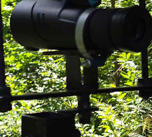 Installiertes Fernrohr