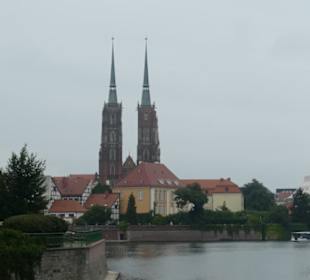 Der Dom auf der Dominsel von Wrocław / Breslau