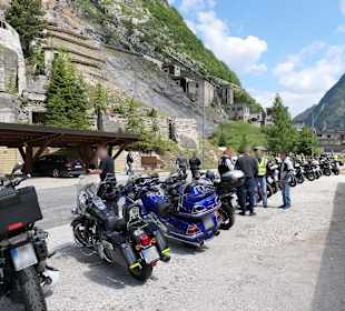 Parkplatz beim Bergwerk