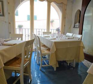 Blick in den Veranda-Gastraum des Restaurants