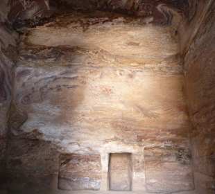 In Petra in den Höhlen