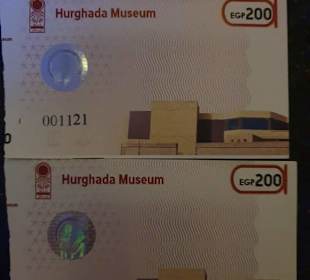 Eintrittskarte Hurghada Museum
