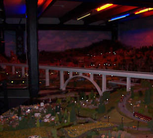 Miniaturanlage es wird Nacht