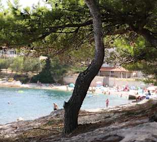 Mala Lozna von unserem Liegeplatz aus