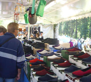 Marktstand auf dem Markt zur Viehscheid