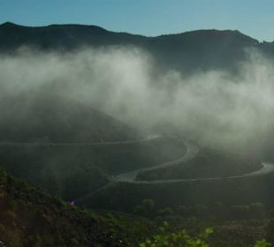 Panoramablick in die Berge
