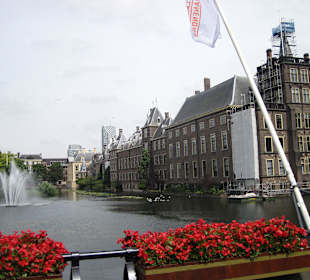 Binnenhof mit See