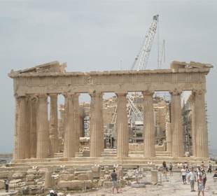 Sanierungsarbeiten an der Akropolis