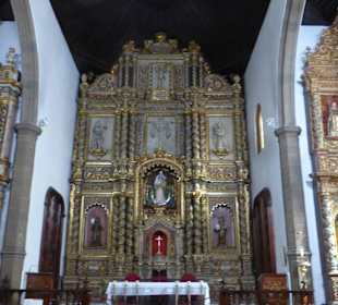 Die Altäre in der Iglesia de Nuestra Señora