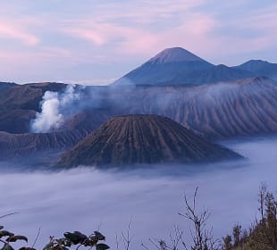 Sonnenaufgang Bromo Vulkan